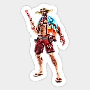 Overwatch McCree Lifeguard Skin Sticker